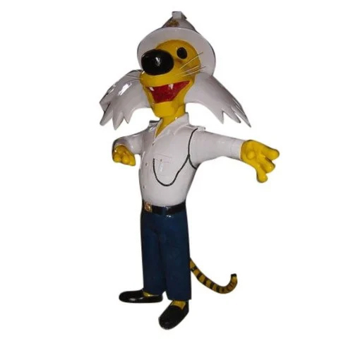 Decorative Welcome Fiber Statue - Height: 4 Foot (Ft)