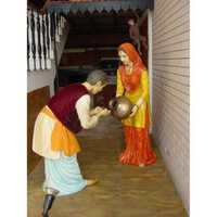 Designer Punjabi Fiber Statue