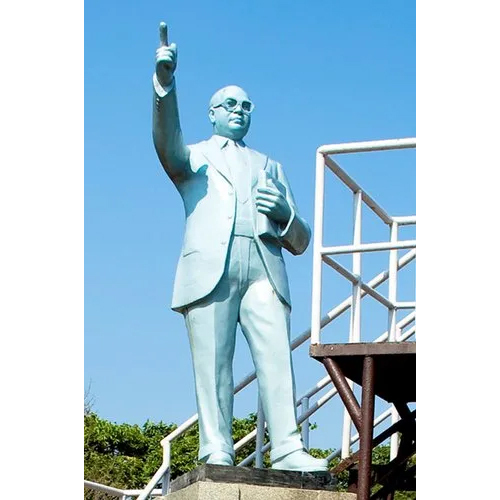 Fiber Bhim Rao Ambedkar Statue - Color: Blue