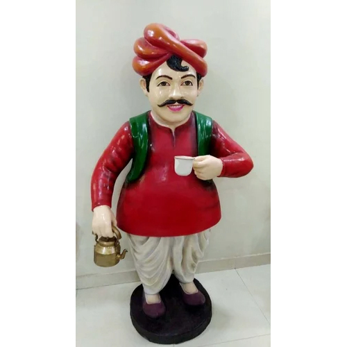 Tea Shop FRP Man Statue