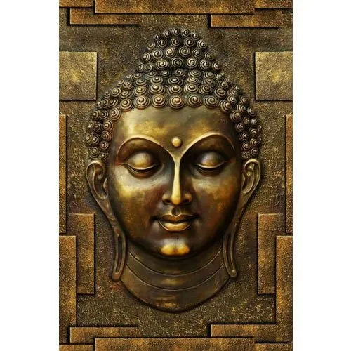 Fiber Buddha Wall Mural