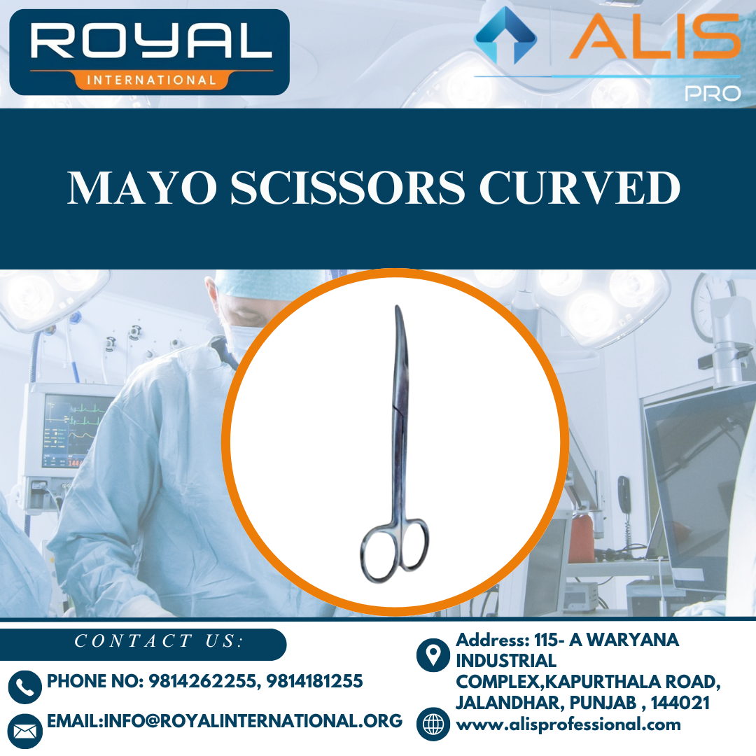 Mayo Scissors Curved