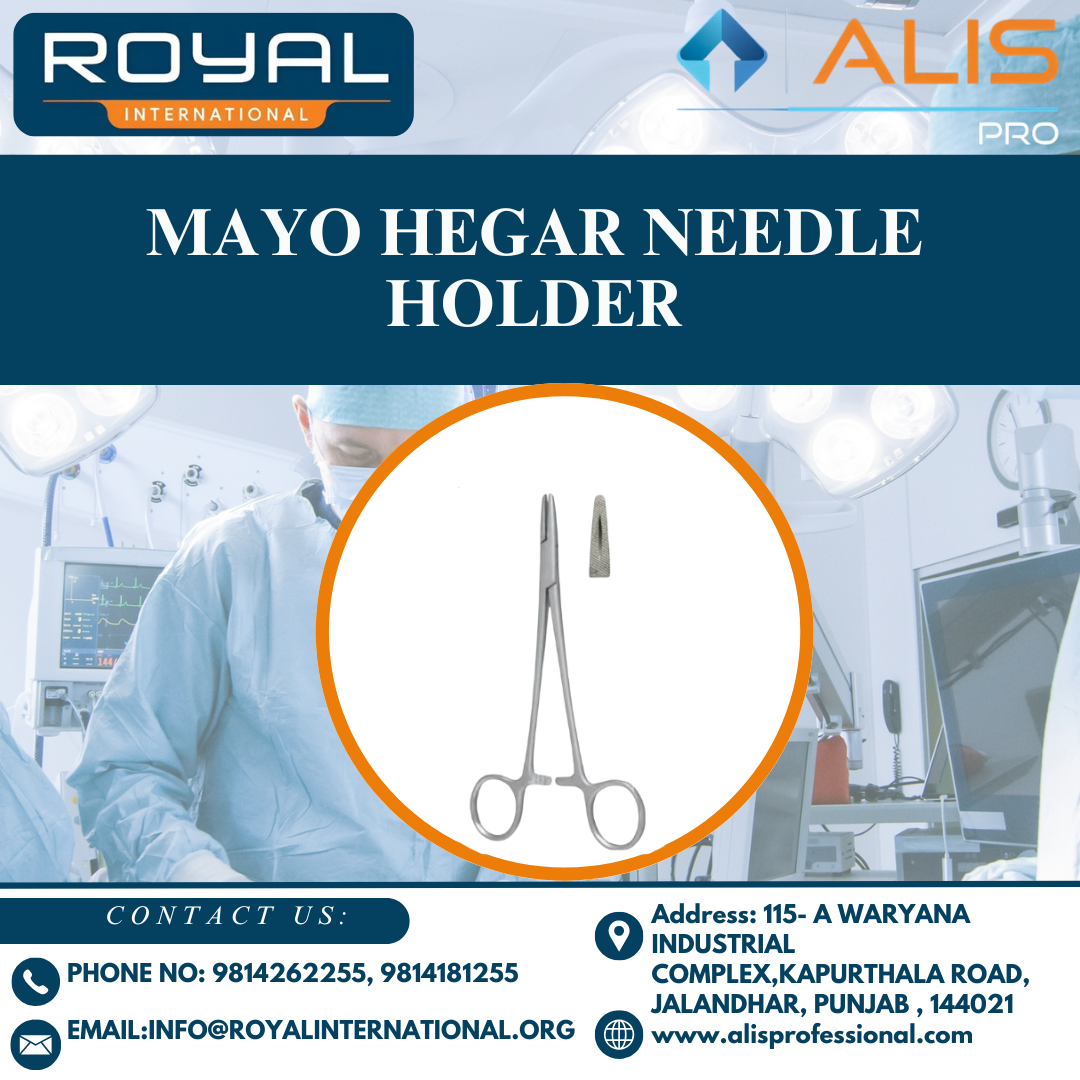 Mayo Hegar Needle Holder