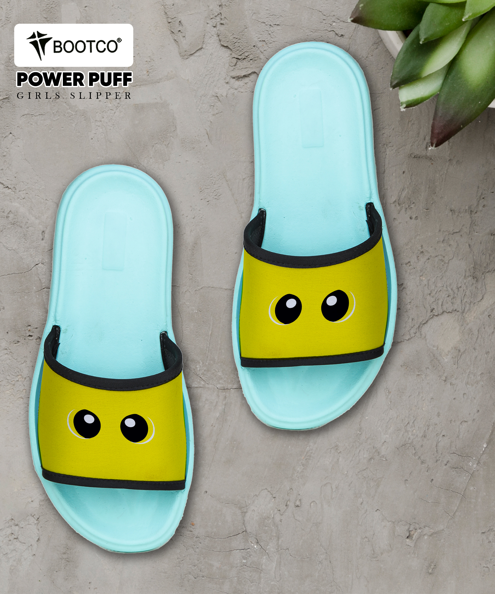 Power Puff Girls Printed Women Slippers Casual, Indoor & Outdoor Designer Footwear Anti-skid, Durable, Extra Soft Flat Footbed Trendy Stylish Girls Chappal