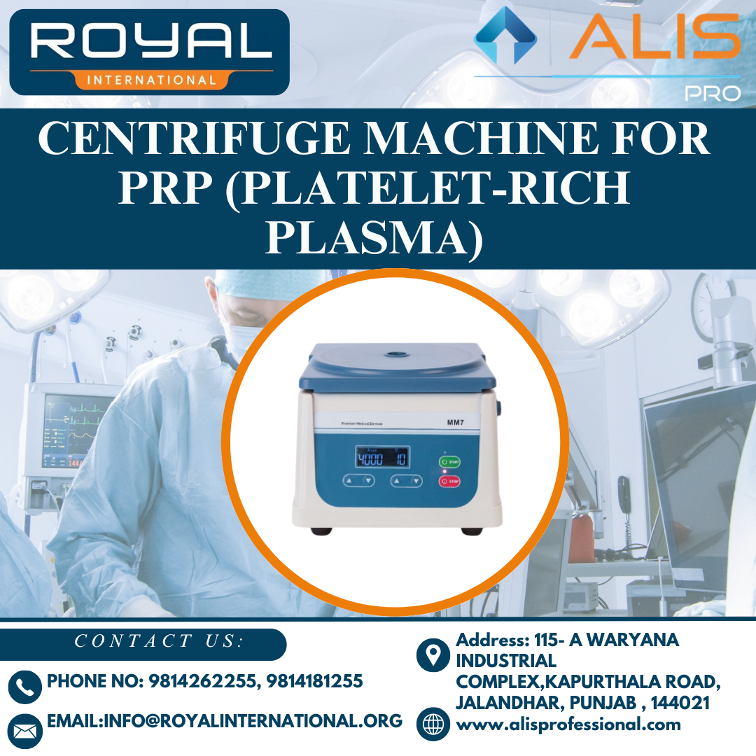 Centrifuge Machine for PRP (Platelet-Rich Plasma)