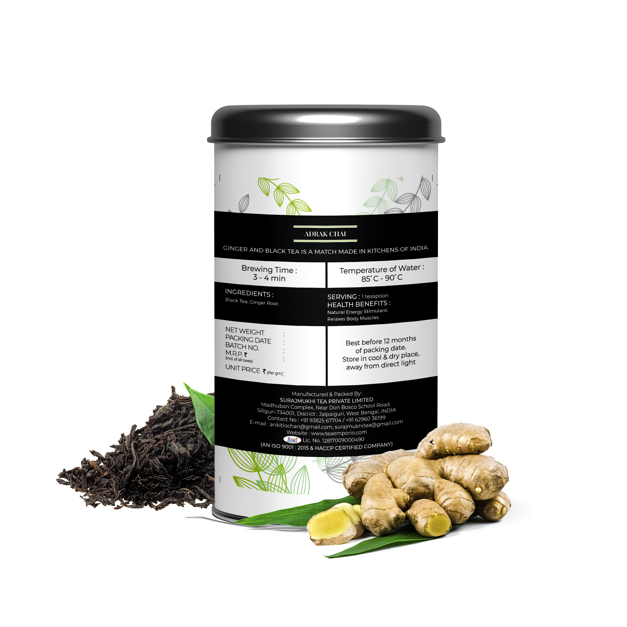 Adrak Chai - Aroma: [