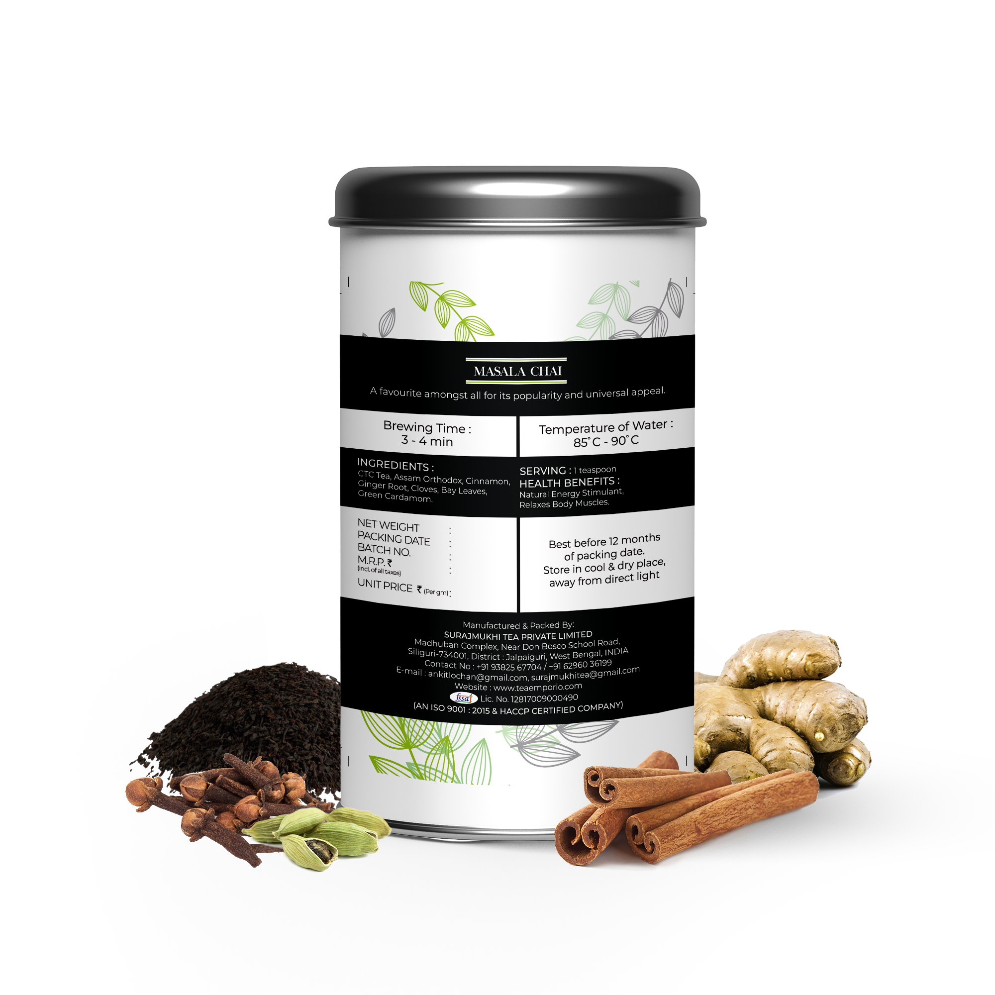 Masala Tea - Aroma: [