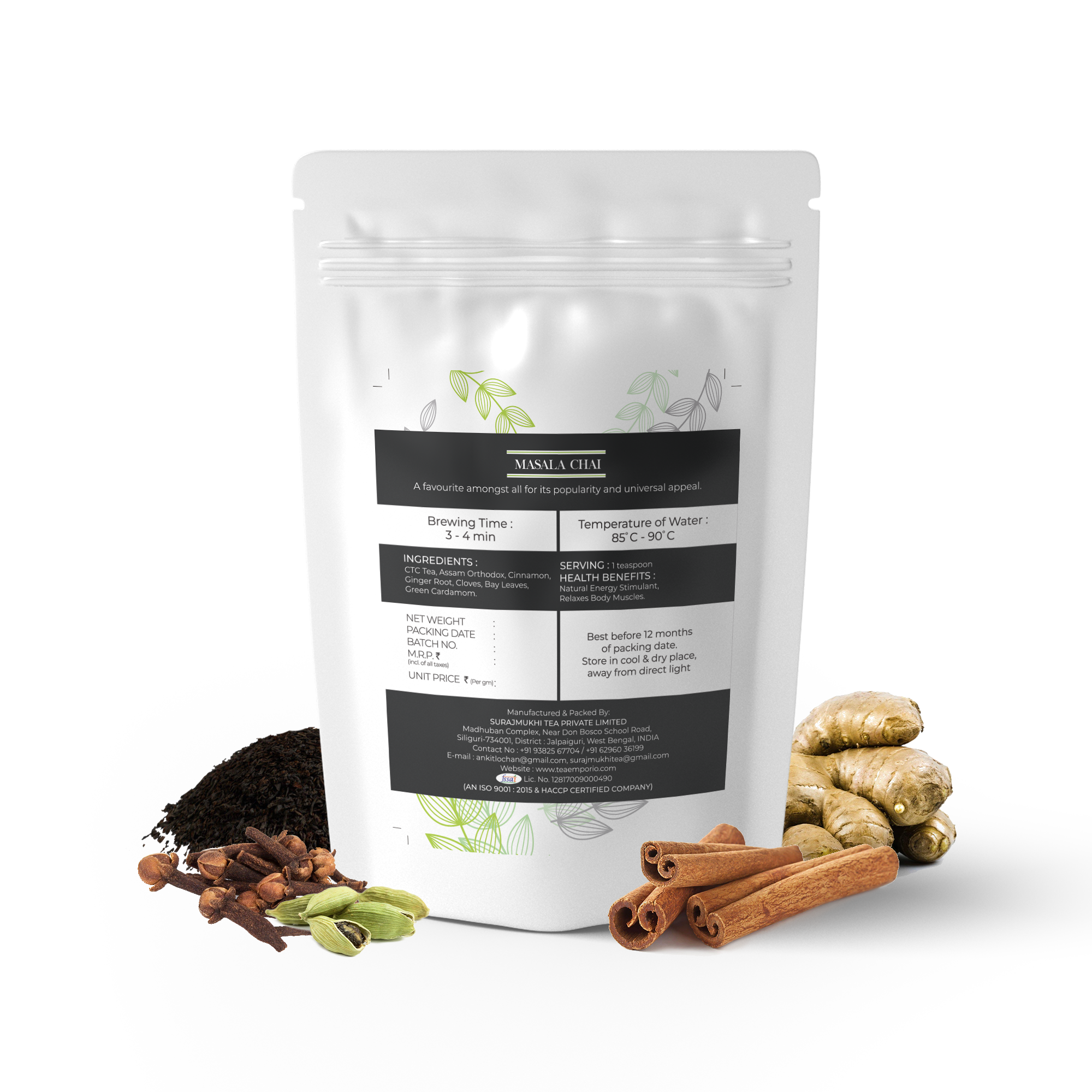 Masala Tea - Aroma: [