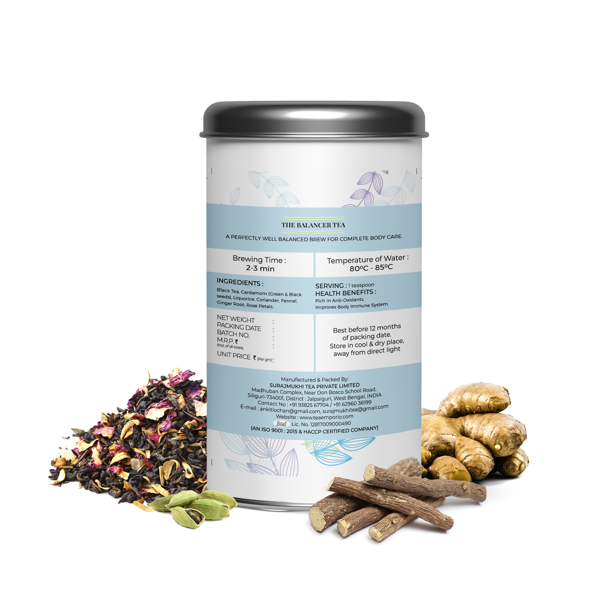 Balancer Tea - Physical Form: Dried
