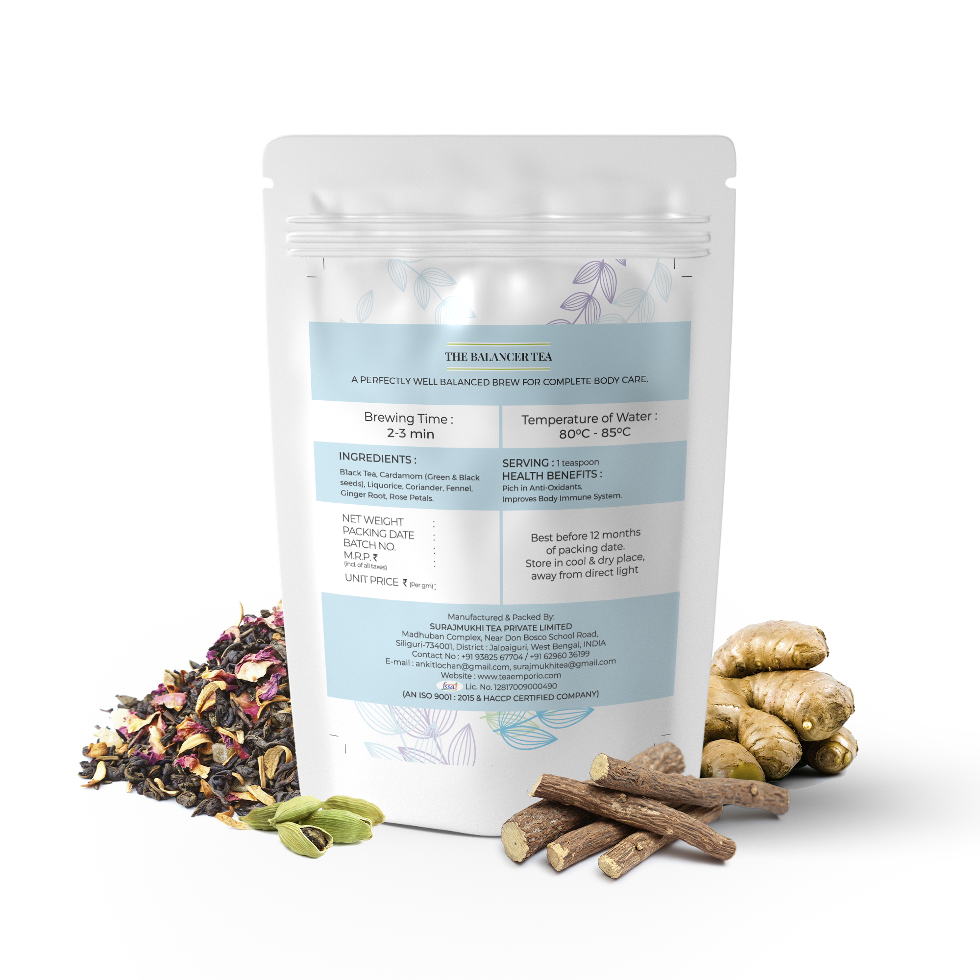 Balancer Tea - Physical Form: Dried