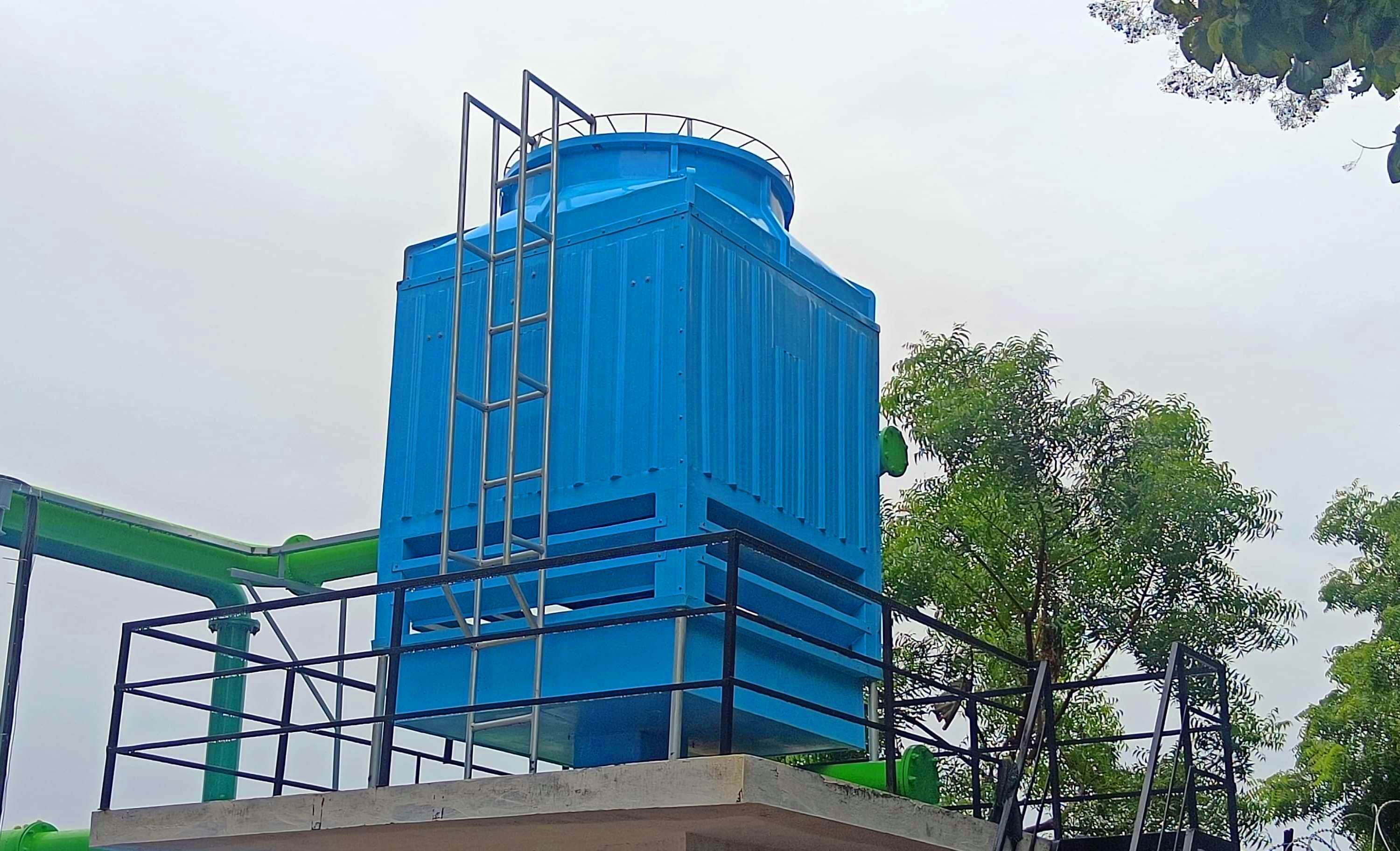 Frp Cooling Tower - Color: Blue