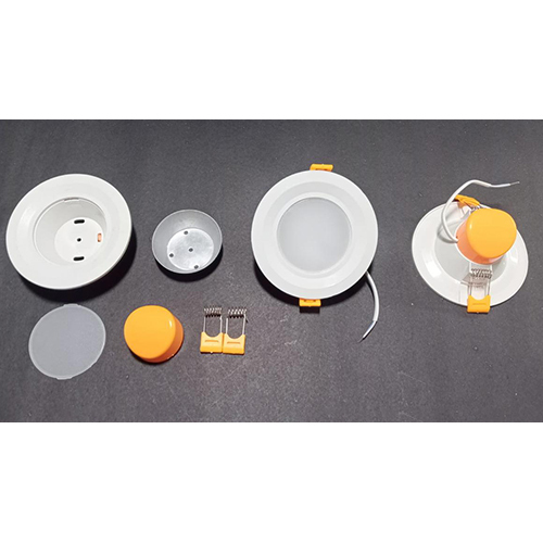 SKD 7Watt Moon LED Concealed Light - Polycarbonate, Various Sizes, White | Energy-Efficient, 560 Lumens, 3000K Ambient Illumination