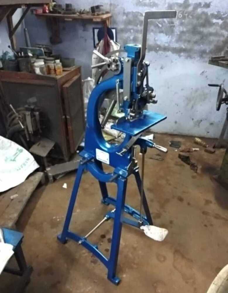 Foot Operated Manual Book Stitching Machine - Metal Build, 220 Volt Power | Automatic Grade, User-friendly Control System, Warranty Included