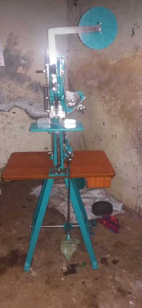 Foot Operated Manual Book Stitching Machine - Metal Build, 220 Volt Power | Automatic Grade, User-friendly Control System, Warranty Included