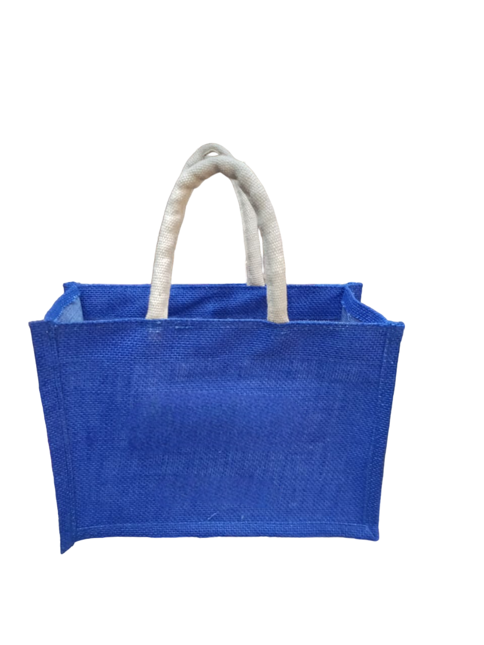 Colour Jute Bag - Color: Royal Blue