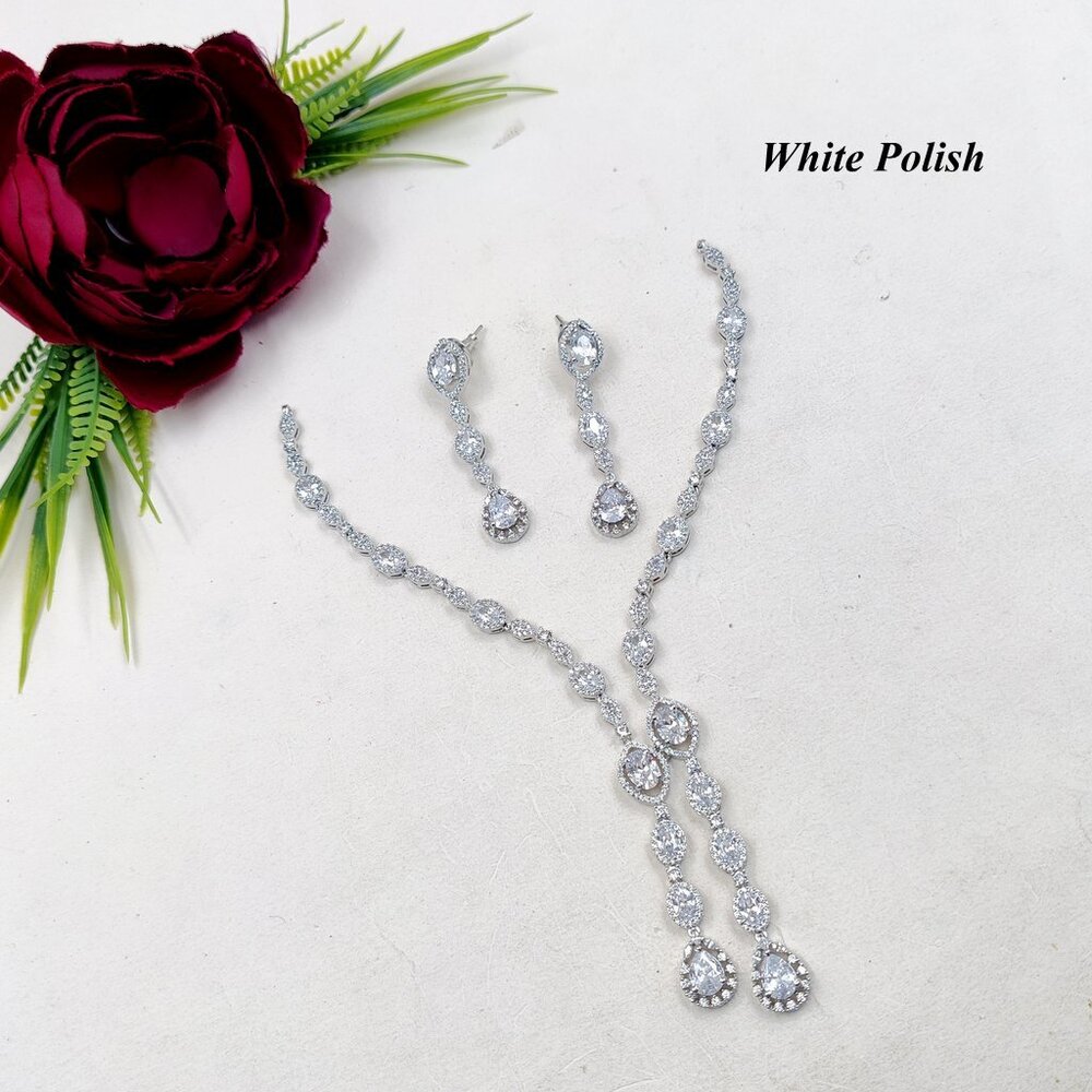 Stunning American Diamond Necklace