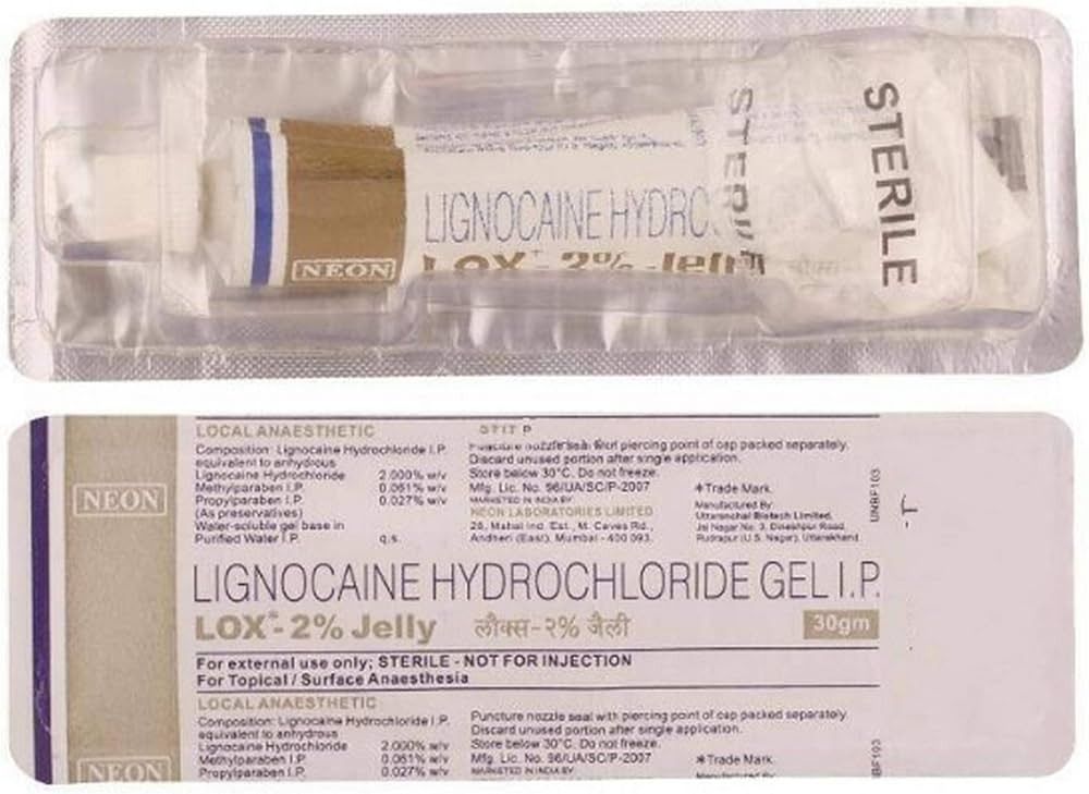 Lidocaine Lox 2% Jelly