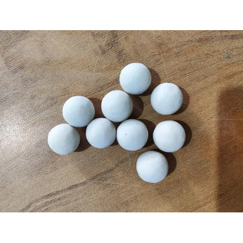 White Ceramic Balls - Shape: Round