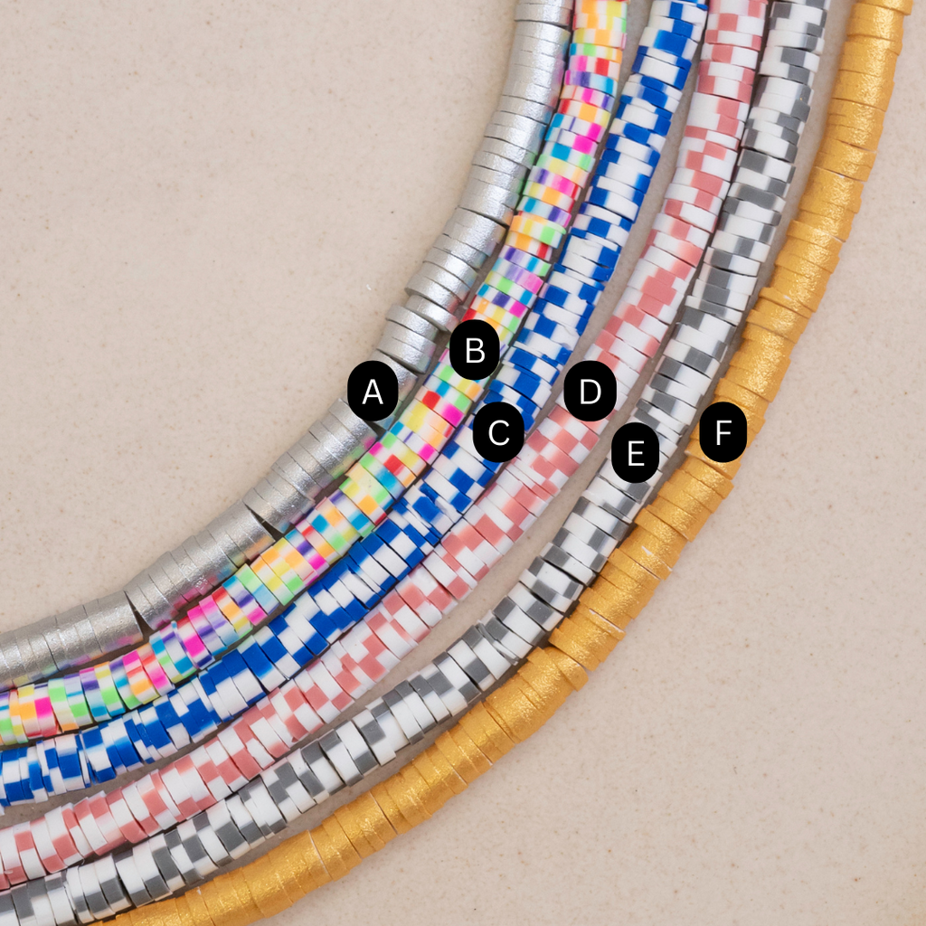 Multicolour Fimo Beads - 4mm Diameter | Vibrant Colors, Versatile Bead Strand, Ideal For Jewelry Making And Craft Projects
