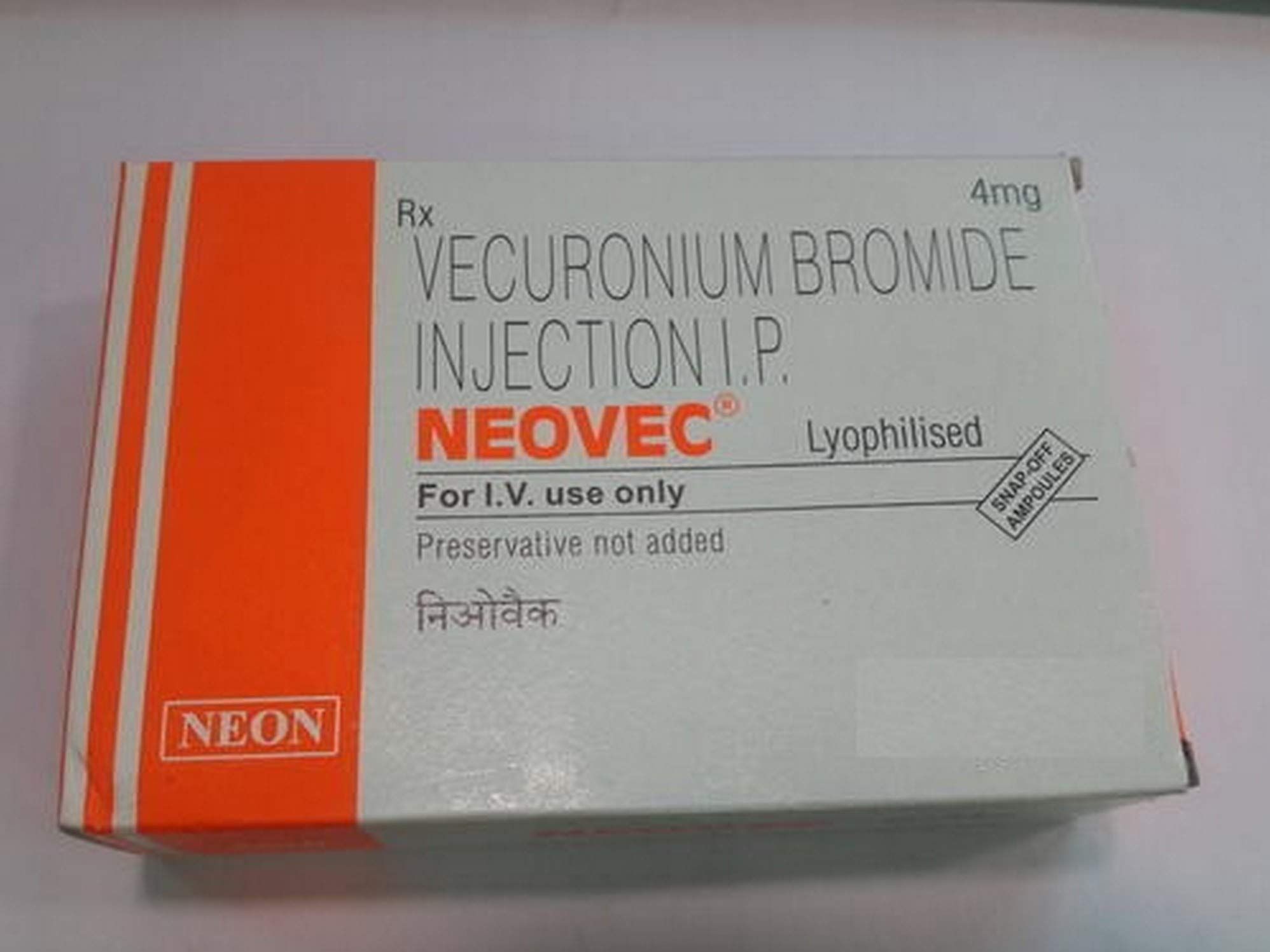 Neovec-10 (Vecuronium Bromide Injection)