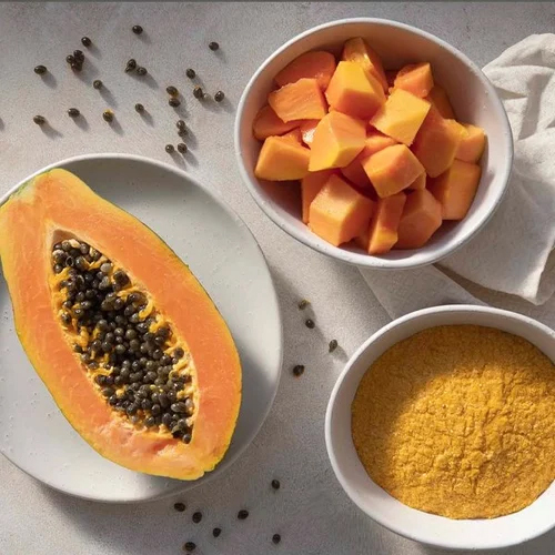 पपीता जूस पाउडर - शुद्धता: 95% - 98%