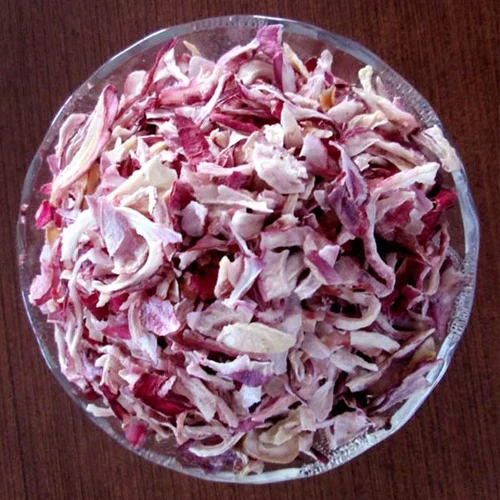 Pink Onion Flakes - Dehydration Method: Normal