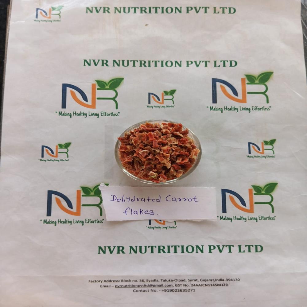 Dehydrated  Carrot Cube - Dehydration Method: Normal