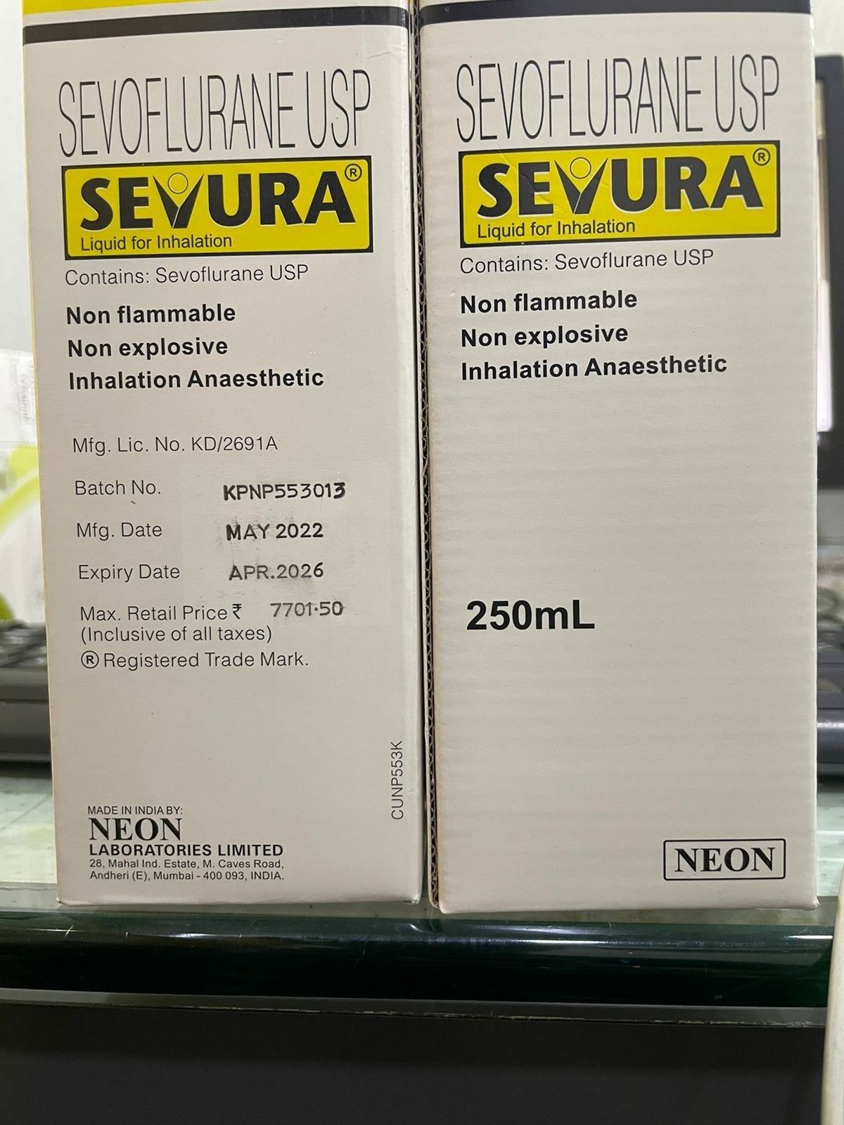 Sevura 250 ML ( Sevoflurane USP)