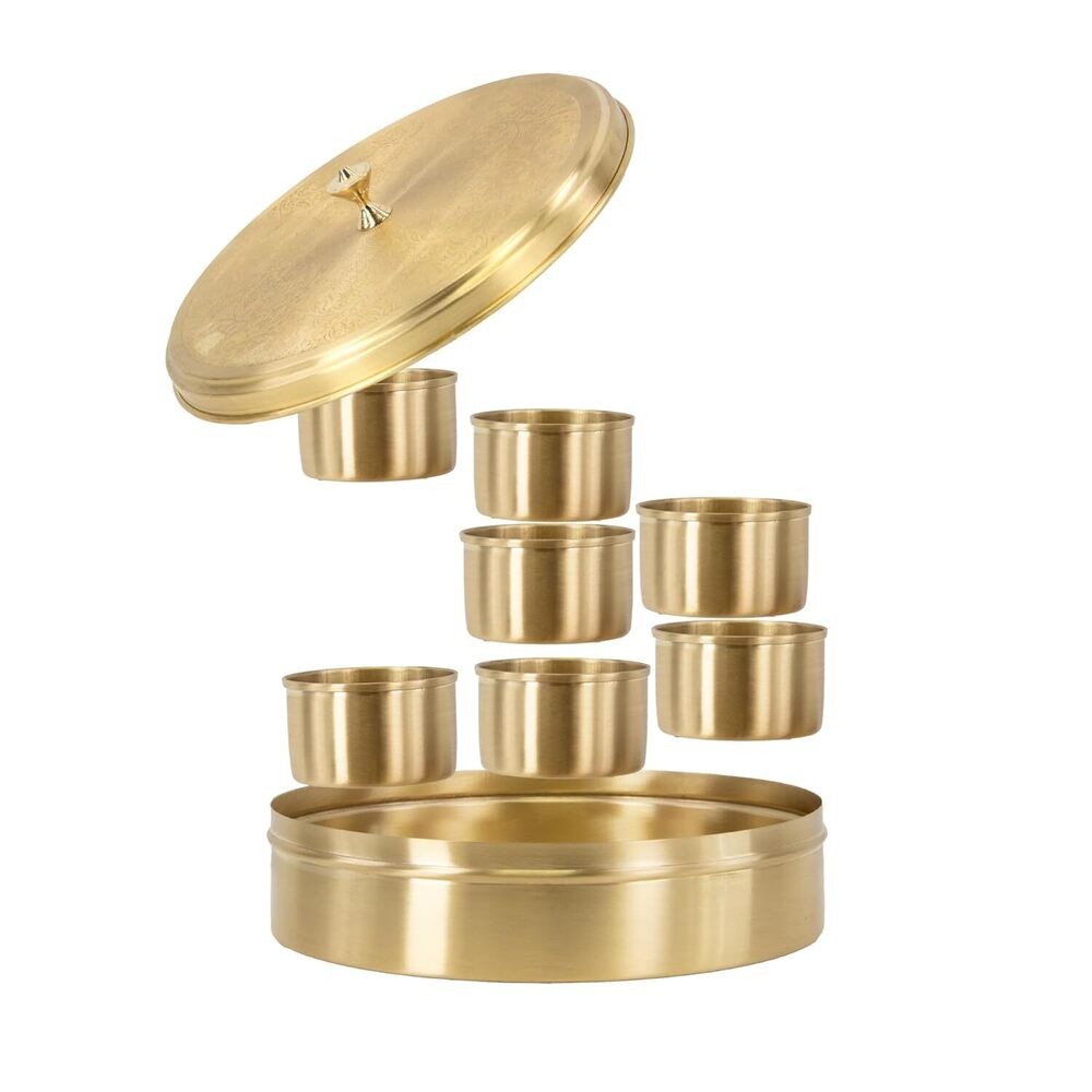 BRASS SPICE BOX