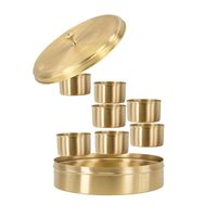 Light Weight Brass Spice Box