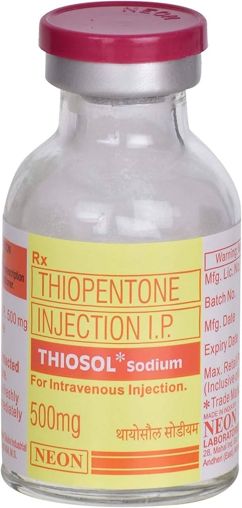 Thiosol 500mg Thiopentone Injection