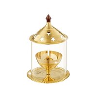 Traditional Brasspital Akhand Jot Diya - Color: Gold