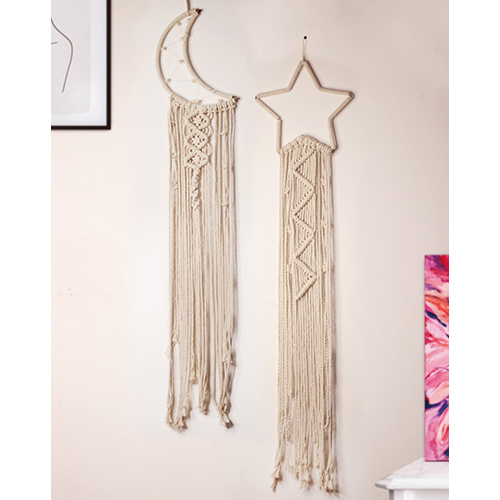 Macrame Dream Catchers - Color: White