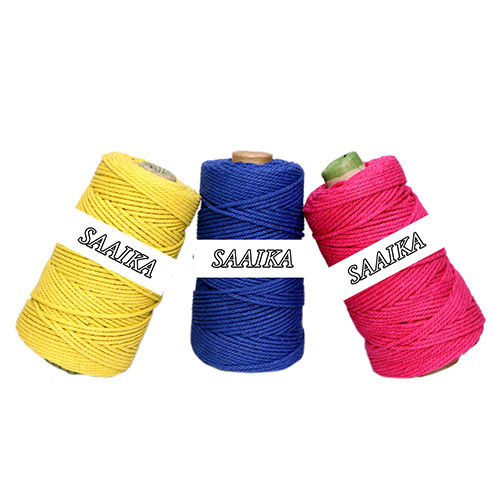 3 Mm Twisted Macrame Cords - Color: Multicolor