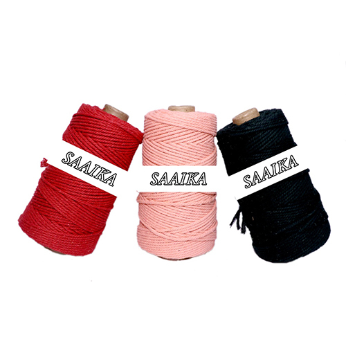 3 Mm Twisted Macrame Cords - Color: Multicolor