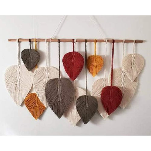 Modern Macrame Wall Hanging - Color: Multicolor