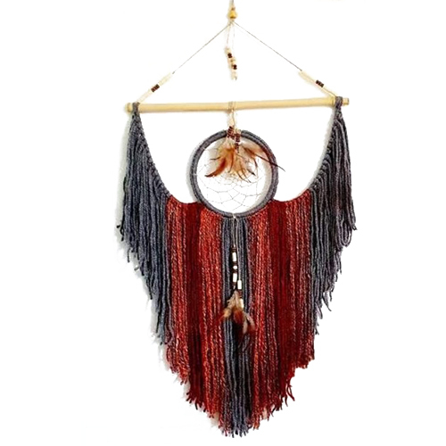 Fancy Macrame Wall Hanging - Color: Multicolor