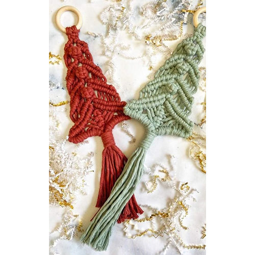 Macrame Handmade Wall Hanging - Color: Multicolor