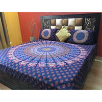 Block Printed Bed Sheet