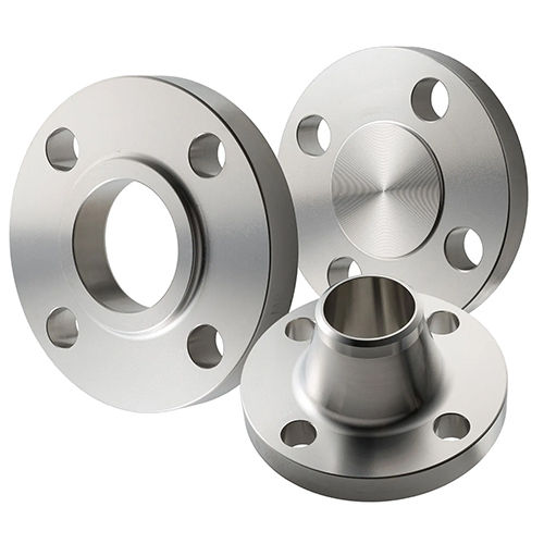 Industrial Stainless Steel Flanges - Color: Silver