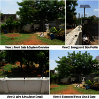 Solar Security Fencing System - Application: Industrial