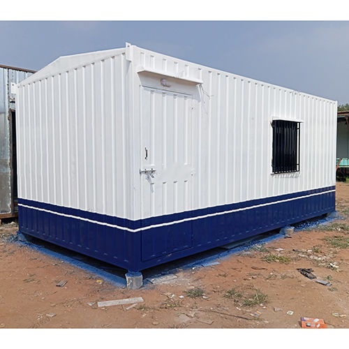 Portable Cabin Without Interior Cabin - Color: Blue