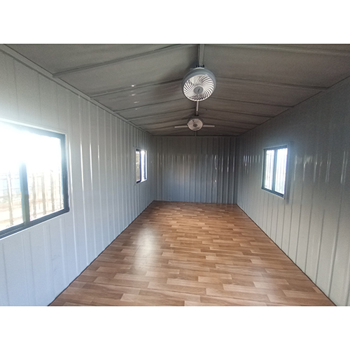 Portable Cabin Without Interior Cabin - Color: Blue