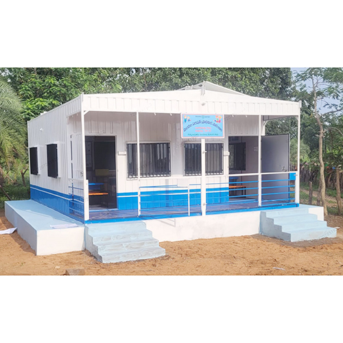 Portable School Container - Color: White