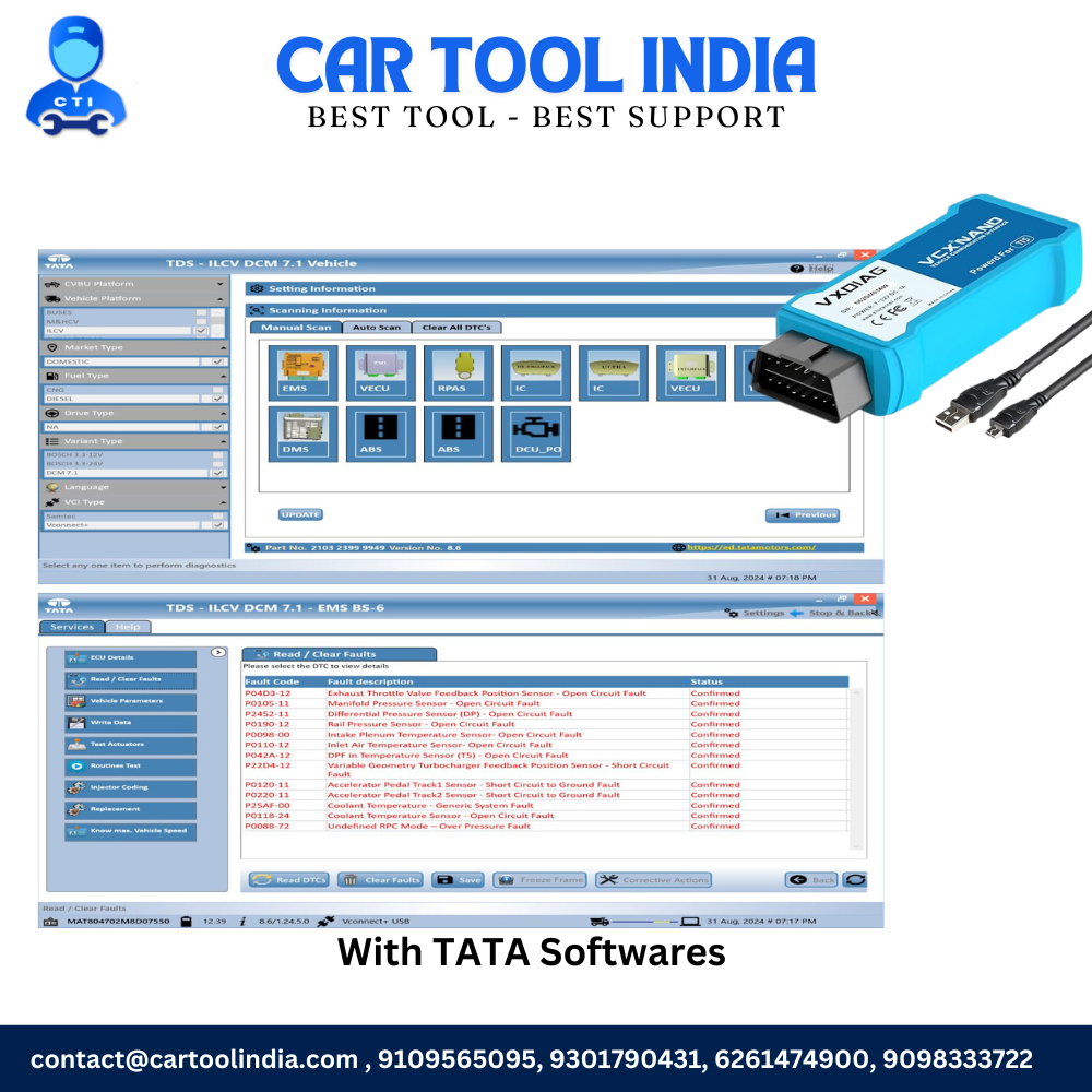 TATA Passenger & Commercial OEM Scanner - VXDIAG