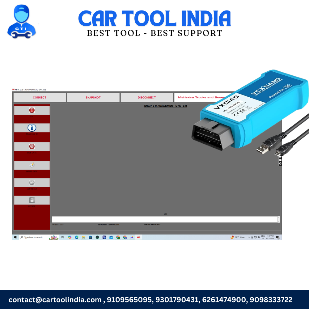 Mahindra Commercial OEM Diagnostic scanner - VXDIAG