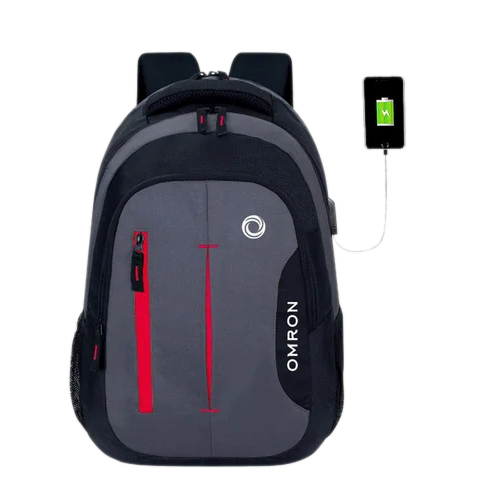 Black Teenager Backpack - Capacity: 15 Ltr