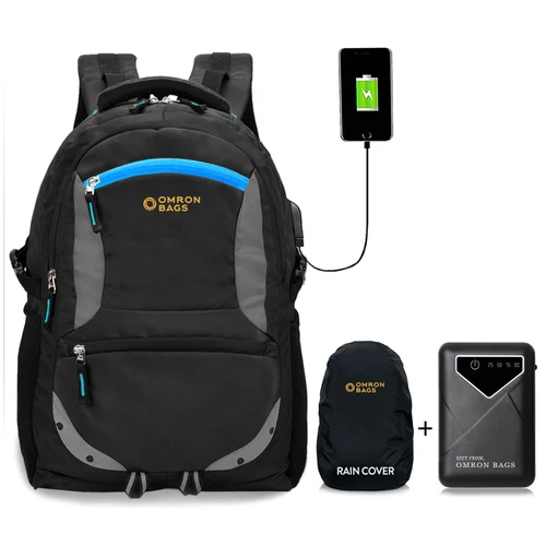 Black Fancy Backpack - Capacity: 10 Kg Kg/Day