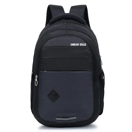 Black Polyester Travelling Backpack