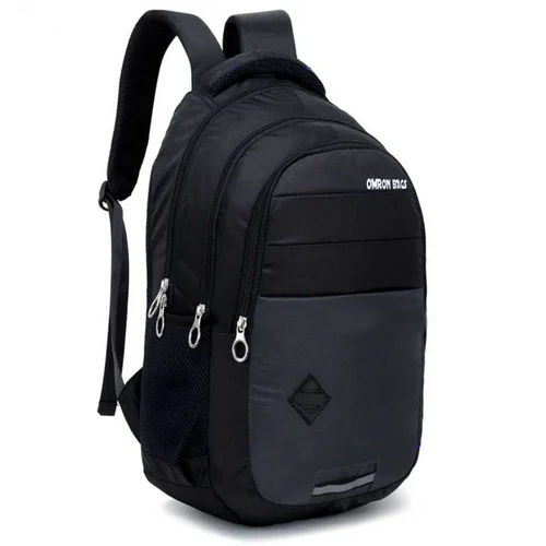 Black Anti Theft Backpack - Capacity: 30 Ltr